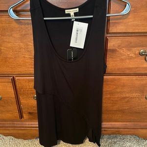 New with tags, black sleeveless top